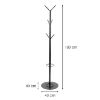 Metalinė pakaba stovi Loft 06-06 180x40 juoda paveikslėlis