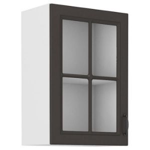 Paveikslėlis Virtuvės spintelė STILO grafito matinis/baltas 40gs-72 1f