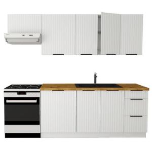 Virtuvė Vera 180/240 šviesiai pilka BB paveikslėlis