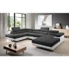 Kampinė sofa su miego funkcija Lotus U Orinoco 100+Madryt 120 kairėje pusėje paveikslėlis