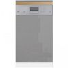 Gardena virtuvės spintelė D60FZN indaplovės fasadas 570 x 596 pilka paveikslėlis