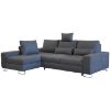 Kampinė sofa su miegamąja funkcija Asti LC-2R Soro 90 kairysis kampas paveikslėlis