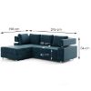 Kampinė sofa su miegamąja funkcija Panama OT-2R Monolith 77 kairioji sofa-lova paveikslėlis