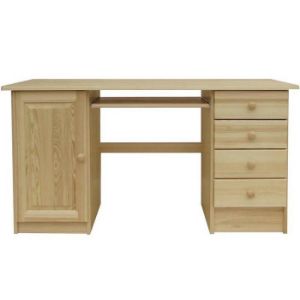 Rodyti išsamią informaciją apie Rašomasis stalas B-145 2KSD pušis Rašomasis stalas B-145 2KSD pušis paveikslėlis