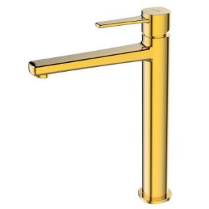 Paveikslėlis Aukštas "Glamour" praustuvo maišytuvas Gold Paveikslėlis Aukštas "Glamour" praustuvo maišytuvas Gold