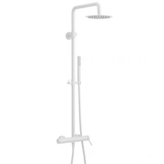 Dušo komplektas Rain white matt arex.1281wh paveikslėlis