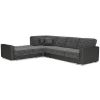 Kampinė sofa Nero Madrid 1100 + Berlin 02 universalus paveikslėlis