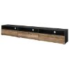 TV spintelė su pakabinama galimybe 3k Baros 40 satin/touchwood paveikslėlis