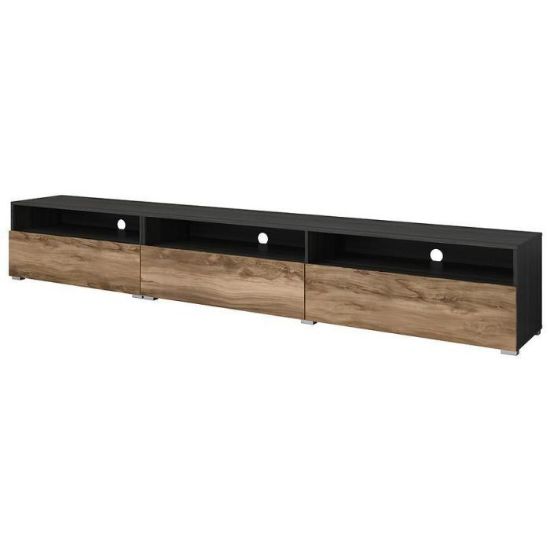 TV spintelė su pakabinama galimybe 3k Baros 40 satin/touchwood paveikslėlis