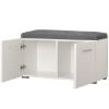 Batų spintelė Beny 2d Balta/baltas blizgesys 11008567 paveikslėlis