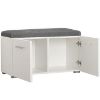 Batų spintelė Beny 2d Balta/baltas blizgesys 11008567 paveikslėlis