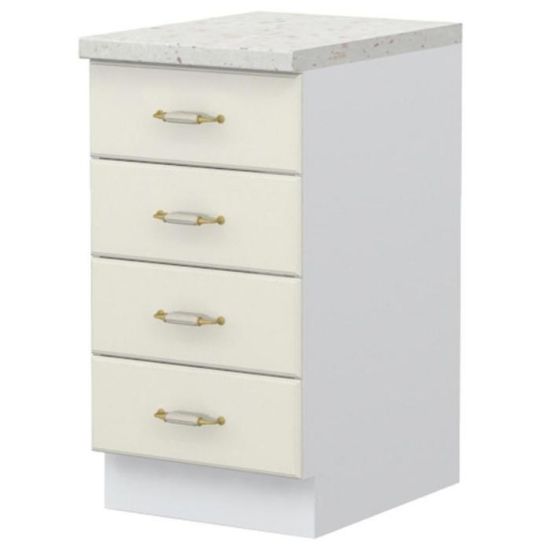 Virtuvės spintelė Evergreen R-45-4F/4 4S standartinis ivorymat paveikslėlis