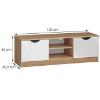 TV spintelė Tymeo 2d D.Craft Gold/White Gloss paveikslėlis
