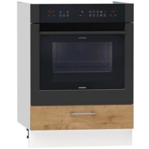 Virtuvės spintelė Bono Dk60 Burlingtono ąžuolas/balta paveikslėlis