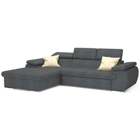 Kampinė sofa su miegamąja funkcija Polo Inari 96 plius pagalvėlės Inari 45, kairė pusė paveikslėlis