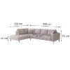 Kampinė sofa be miegamosios funkcijos Marion L Mil 12568 paveikslėlis