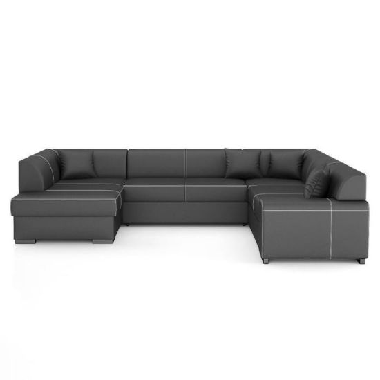 Kampinė sofa Minos U Madrid 1100 kairėje pusėje paveikslėlis