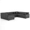 Kampinė sofa Minos U Madrid 1100 kairėje pusėje paveikslėlis