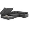 Kampinė sofa Minos U Madrid 1100 kairėje pusėje paveikslėlis