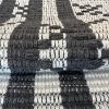 Chindi medvilninis kilimas 0,6/1,2 CR-1281 juodas paveikslėlis