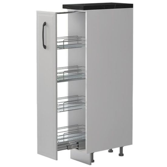 Virtuvės spintelė Evia k14-30-1kz/3 perlamutrinis pilkas kilimėlis paveikslėlis