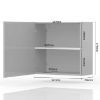 Sieninė vitrina Piano VK60-1K/PN-70/KA/70 crystal white paveikslėlis