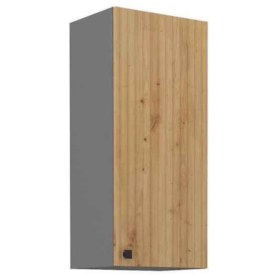 Virtuvės spintelė AVA ąžuolas artisan/antracitas 40g-90 1f paveikslėlis
