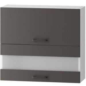 Paveikslėlis Virtuvės spintelė Clara Ws80 Grf/2 Sp Grey Graphite/Artisan