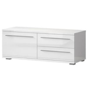 Paveikslėlis TV spintelė Piano TV120-1K2F/PN-70/KA/70/KA/70 krištolo baltumo