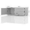 TV spintelė Piano TV120-1K2F/PN-70/KA/70/KA/70 krištolo baltumo paveikslėlis