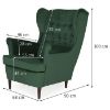 Prince Bluvel fotelis 78/wenge paveikslėlis