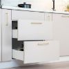 Virtuvės spintelė Max W80grf/2 Sd šviesiai smėlio spalvos paveikslėlis