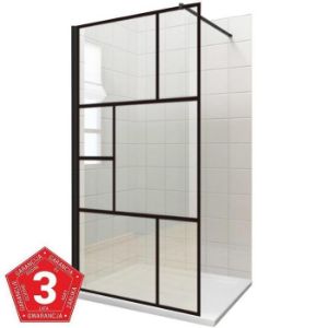Paveikslėlis WALK-IN NOTTE 90X195 juoda