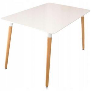 Paveikslėlis Bergen stalas baltas 140cm