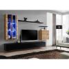 Sekcija Switch Glass+LED XII Wotan/Black paveikslėlis