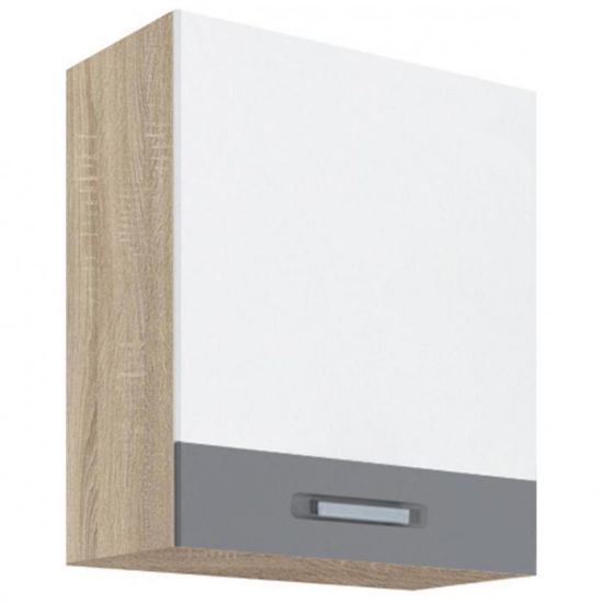 Virtuvės spintelė Global 34G Sonoma/White/Grey paveikslėlis