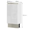 Virtuvės spintelė Infinity R3-45-1K/5 Crystal White paveikslėlis
