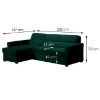 Kampinė sofa Livia Element 12 kairėje paveikslėlis
