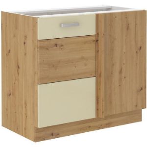 Paveikslėlis ARTISAN virtuvės spintelė kreminio blizgesio 90ND 1F BB Paveikslėlis ARTISAN virtuvės spintelė kreminio blizgesio 90ND 1F BB