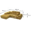 Kampinė sofa Polo L Kronos 01 plius Kronos 01 pagalvėlės paveikslėlis