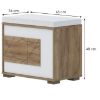 Batų spintelė Stela K1 Tobacco Oak/Crystal White paveikslėlis