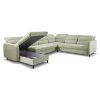 Kampinė sofa Samos II Vogue 01 Kampinė sofa su funkcija miegoti kairėje pusėje paveikslėlis
