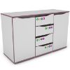 Matrica 120 4s 2d baltos/ violetinės spalvos komoda paveikslėlis