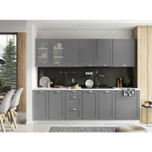 Paveikslėlis Virtuvė Adele 260 Grey Mat Bb