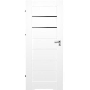 Paveikslėlis Vidinės durys CAMPE 2*6 70L Baltas WC+ PODC