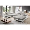 Kampinė sofa su miego funkcija Lotus U Orinoco 21+Madryt 120 kairė pusė paveikslėlis
