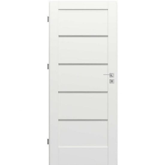 Vidaus durys G4 80 L baltos spalvos dekoras paveikslėlis