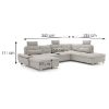 Madeiros 3 kampų sofa su miegamąja funkcija LC-2R-OT Zetta 291 kairioji sofa-lova paveikslėlis