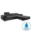 Kampinė sofa su miego funkcija Lotus Monolith 95 dešininis paveikslėlis