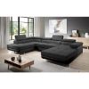 Kampinė sofa su miego funkcija Lotus U Orinoco 100+Madryt 1100 kairėje pusėje paveikslėlis